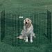 Precision Pet Ultimate Black Wire Exercise Pen Enclosure- eight 2-foot wide panels - 24 height 9 guage wire