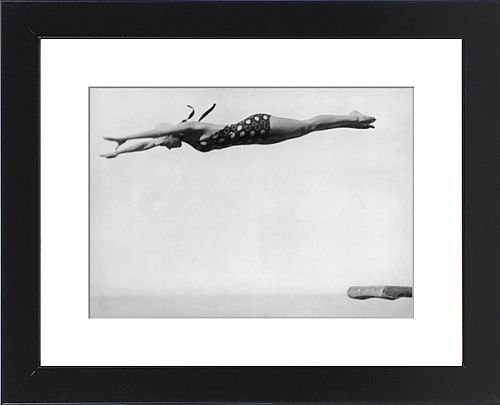 Framed Prints of Diving in from Mary Evans