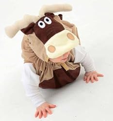 Mullins Square Moose Baby Costume, Tan - 6-18 Months