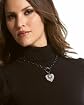 Pave Heart Charm Necklace main image
