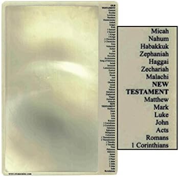 Books Of Bible Magnifer Sheet Pack of 6