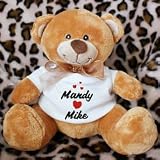 I Love You Personalized Valentine Plush Teddy Bear