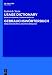 Usage Dictionary English-German / German-English -