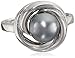 Amazon Collection Sterling Silver 8-8.5mm Tahitian Cultured Black Pearl Knot Ring, Size 7