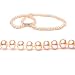 AugustinaJewelry Single Strand 18 Inch 6.0-7.0mm Pink Semi-Round Freshwater Cultured Pearl Necklace