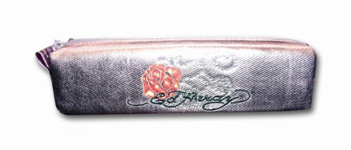 Ed Hardy 10319800 Vegas Pencilcase round mini, 22 x 8 x 8 cm, 100% Polyester, rosa Preisvergleich