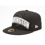 Men's New Era Washington Redskins Draft 59FIFTY? Structured Fitted Black Hat 7 3/8