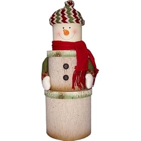 Snowman Stacking Gift Frostys Warm Christmas Cheer