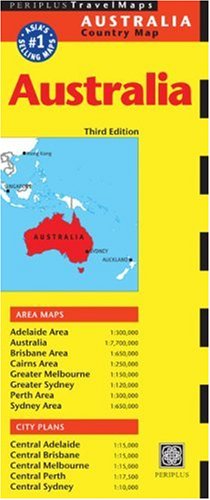 City Travel Guides Discounted  Books : Australia Travel Map