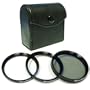 Maximal Power 62mm Lens Filter Kit Includes Circular Polarizer, UV and Star Lens Filter Kit for 62mm Camera Lens (Black)