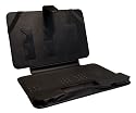 DURAGADGET Black Leather Premium Book Style Case for Hewlett-Packard HP 2133 mini-note mininote laptop bag / carry case netbook notebook