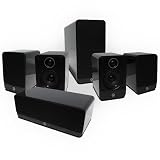 Q Acoustics 2000 Cinema 5.1 award-winning speakers (Gloss Black). 2 Year Guarantee.