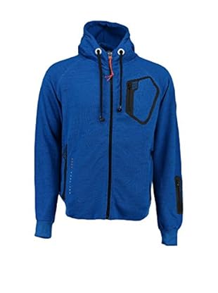 Geographical Norway Sudadera con Cierre Ferio (Azul)