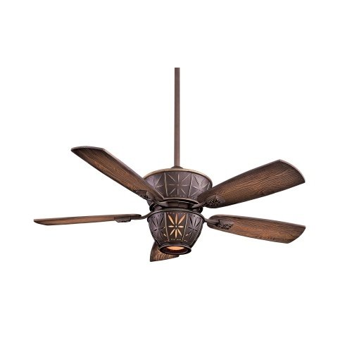 Minka Aire F564-DRB 52″ Los Lunas Tropical WET Outdoor Dark Bronze Ceiling Fan