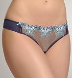Betsey Johnson Intimates Butterfly Embroidered Lo Rise Thong (722300)