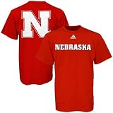 adidas Nebraska Cornhuskers Scarlet Practice T-shirt