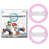 Quality Mario Kart for Nintendo Wii and 2 Extra Pink Wheels (Motion Plus)