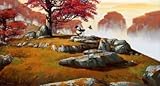 IMAGE OF Chopstick Fight - Kung Fu Panda DreamWorks Animation Fine Art - LE - Canvas