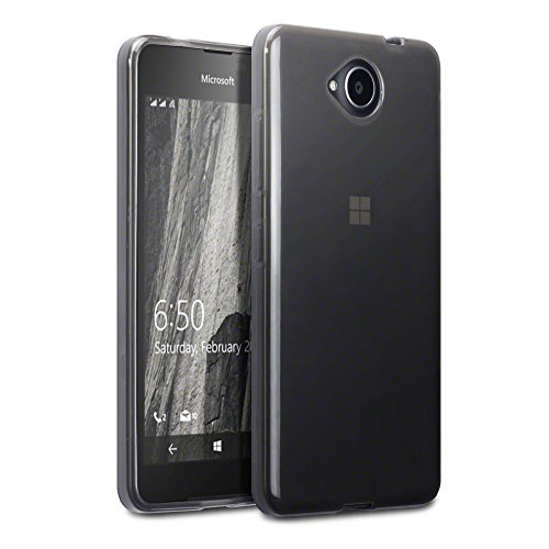 Lumia 650 Case, Terrapin [SLIM FIT] Microsoft 650 Cover [Smoke Black] Premium Protective TPU Gel Case for Microsoft Lumia 650 - Smoke Black