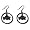 Cleveland Cavs Cavaliers Hoop Logo Earring Set Nba Charm Image #1