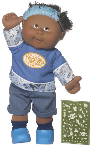 Childrens Toyshop  Toys : Cabbage Patch Kids 16" Feature Doll (African American)  - Magic Glow Surprise (Styles will vary)