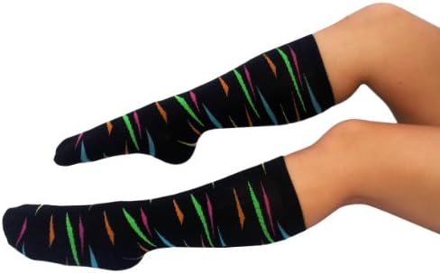 PopKiller Girl's Design Long Socks - (Various Styles) OSFA (Feathers)