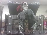 Pirate Treasure Chest with Pirate Skeleton Halloween Decoration