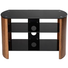 Stil Stand Light Oak and Black TV Stand For Up To 37 inch TVs
