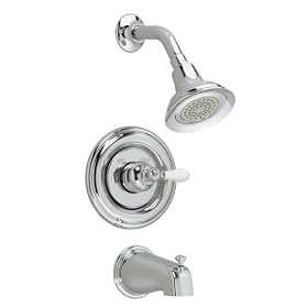 American Standard T215.710.002 Hampton Bath and Shower Trim Kit, Polished Polished Chrome