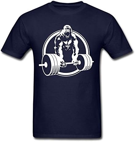 Men's Gorilla Lifting short t-shirts navy