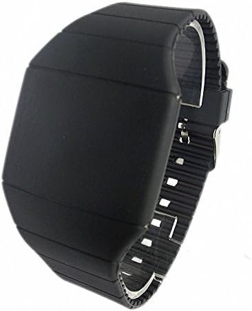 YouYouPifa Touch Screen Red Digital Light Unisex Plastic LED Watch