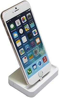 iPhone 6 Charger Dock, Data Sync Dock Stand Charger Station Cradle for Apple iPhone 6 4.7" Plus 5.5" (White)