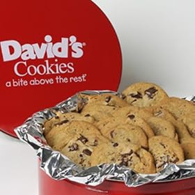 David's Cookies Chocolate Chip Fresh Baked Cookies 2 lb. Tin