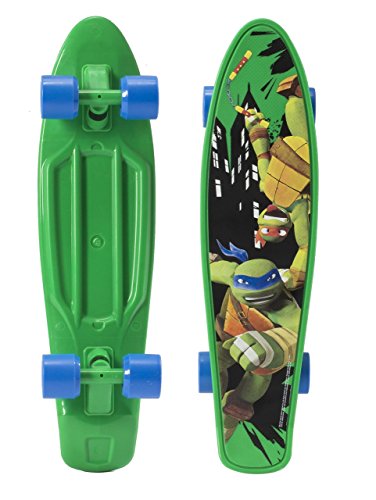PlayWheels Teenage Mutant Ninja Turtles 21'' Kids Complete Plastic Skateboard