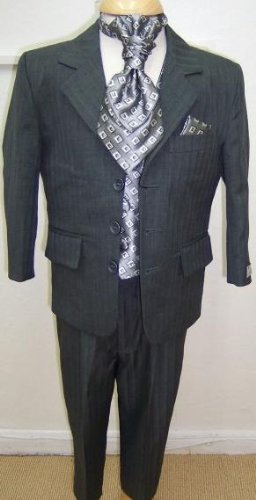 MGT-Shop Anzug Gabriel, Jungen Suit, grau / grau 