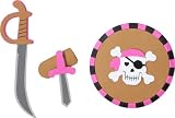 Creative Education's Girls Pirate Sword/Shield Set (One Size)