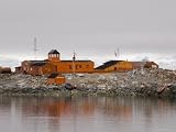 Chilean Antarctic Research Base Gonzalez Videla, Paradise Bay, Antarctic Peninsula, Antarctica Photographic Poster Print by Sergio Pitamitz, 32x24