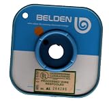 Electrical Wire: Belden 83404 1000 foot Yellow 22 AWG Solid Hook-up Wire