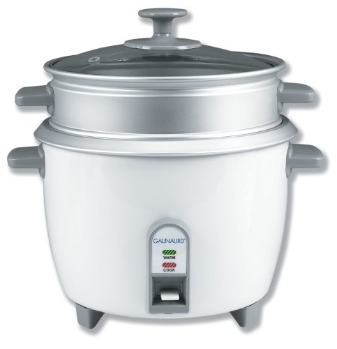 Imusa 12 Cup Ricecooker with Steamtray and Nonstick