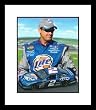 Rusty Wallace NASCAR Auto Racing Framed 8x10 Photograph Collage