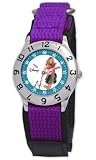 Disney Mädchen-Armbanduhr Hannah Montana Lernuhr violett