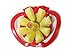 Stainless steel Corers, iZEEKER fruit slicer fruit cut apple fruit separator device fruit splitter fruit knife kitchenware (Red)