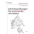 Schreibvor�bungen f�r Linksh�nder mit Jobasa Teil 2: Teil 2 mit den Buchstaben Q, T, P, N, E, L, M, G, S, C, F, K, Z, A, X, J, Y