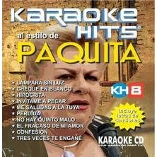 Karaoke Hits: Paquita La del Barrio by  Karaoke 