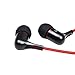 Granvela Mrice E300 in-Ear Earbuds Headphones with Noise-Isolating Earphones, Tangle-Free Triangle Cable and Stereo Heavy Bass -Black