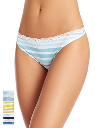 Pepe Jeans Pack x 3 Tangas Lulu (Azul / Amarillo)