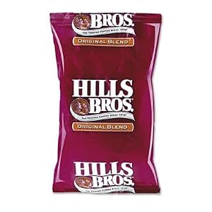 Hills Brothers Original Coffee, Case of 42 1.75-oz. Packets by Office Snax