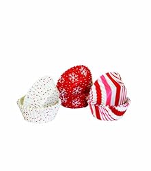 Candy Cane Mini Cupcake Wrappers