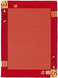 Rainbow 2078 Teppich handgetuftet in rot 190/280cm