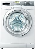 Haier HW-F1481 Waschmaschine FL / AAB / 1.36 kWh / 8 kg / 1400 UpM / Wasserstoppschlauch / Gro&szlig;es Display / Blaue T&uuml;rmanschette aus Anti-Schimmel / Spar40 Programm / Elegantes Design / Gro&szlig;e Einf&uuml;ll&ouml;ffnung